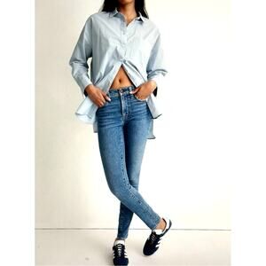 Madewell 9" Mid-Rise Skinny Jeans Cloverdale Wash 24
